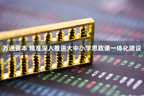 万通资本 精准深入推进大中小学思政课一体化建设